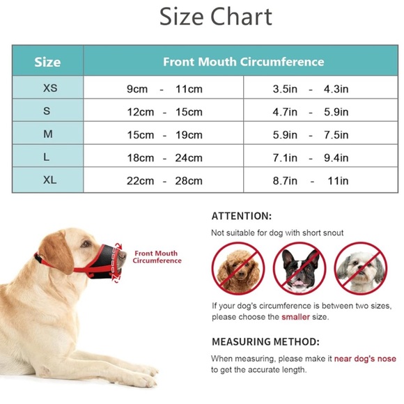 SALE!! Double velcro closure soft muzzle anti chewing - Picture 9 of 10